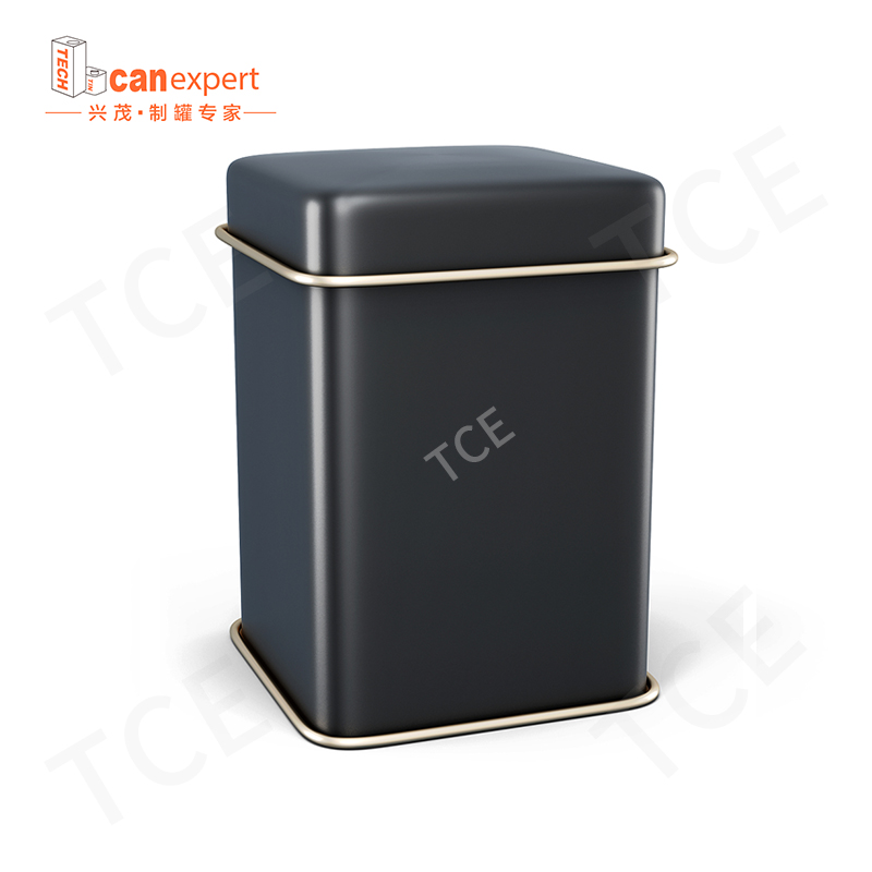 Etc-Custom القصدير Can Can Manufacturers بالجملة مربع القصدير مربع يمكن تعبئة المعادن شاي وعينة القهوة علبة القصدير مخصص
